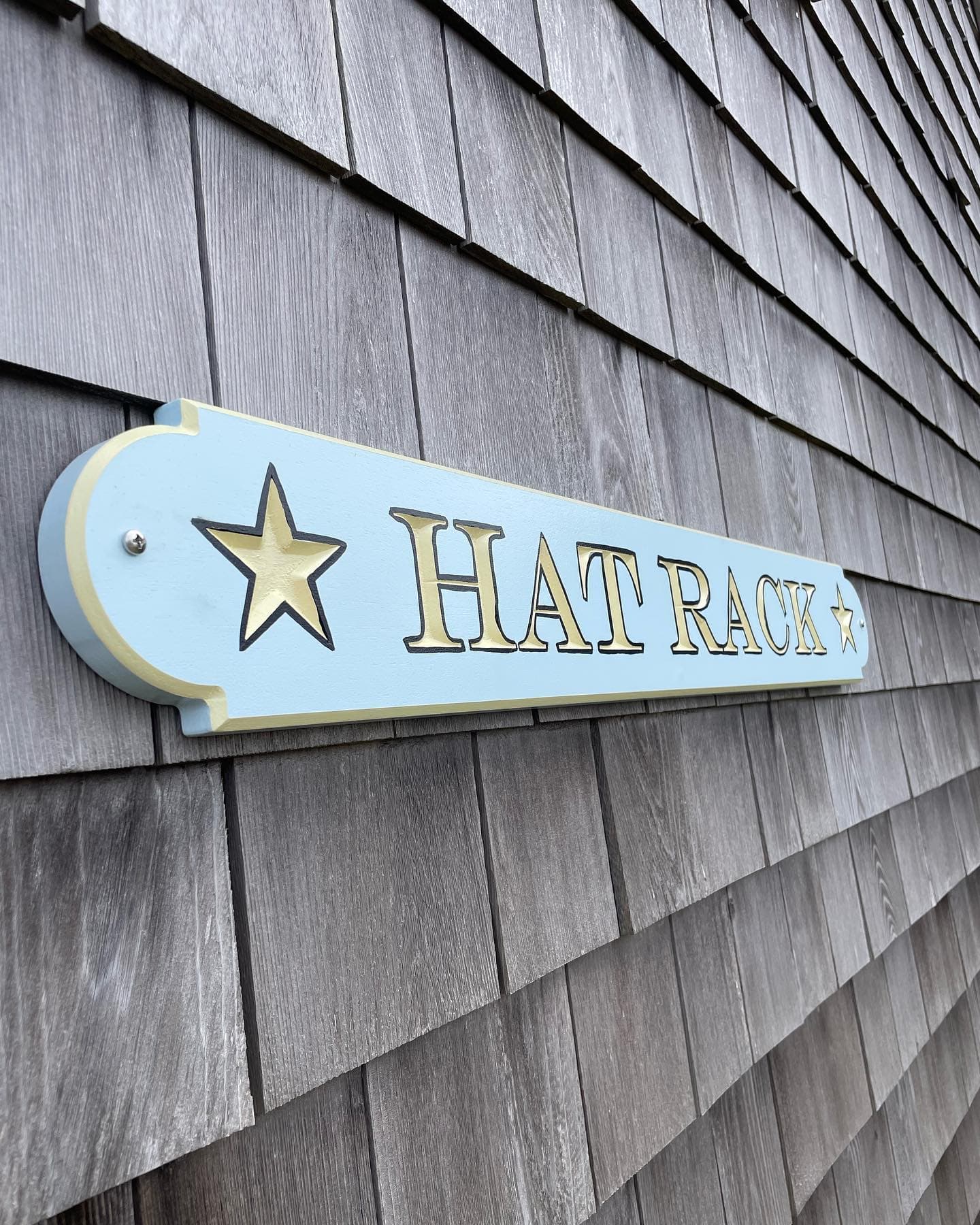 Hatrack quarterboard, Hydrangea Blue and Main St Yellow